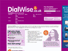 Tablet Screenshot of dialwise.co.uk